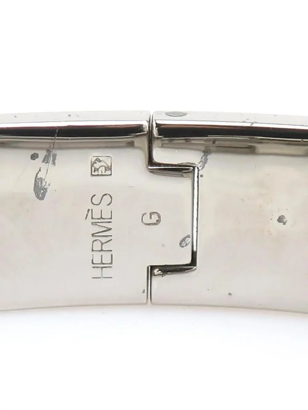 Auth Hermes Clic Clac H Bangle Bracelet #302726H38B